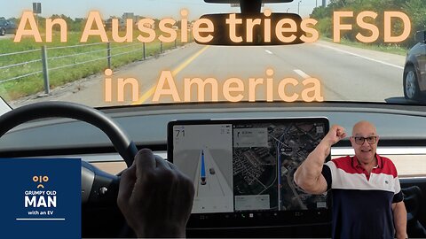 An Aussie tests out FSD in America