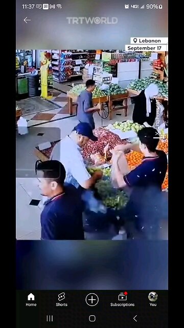 Raw Footage Lebanon Hamas Pager Footage