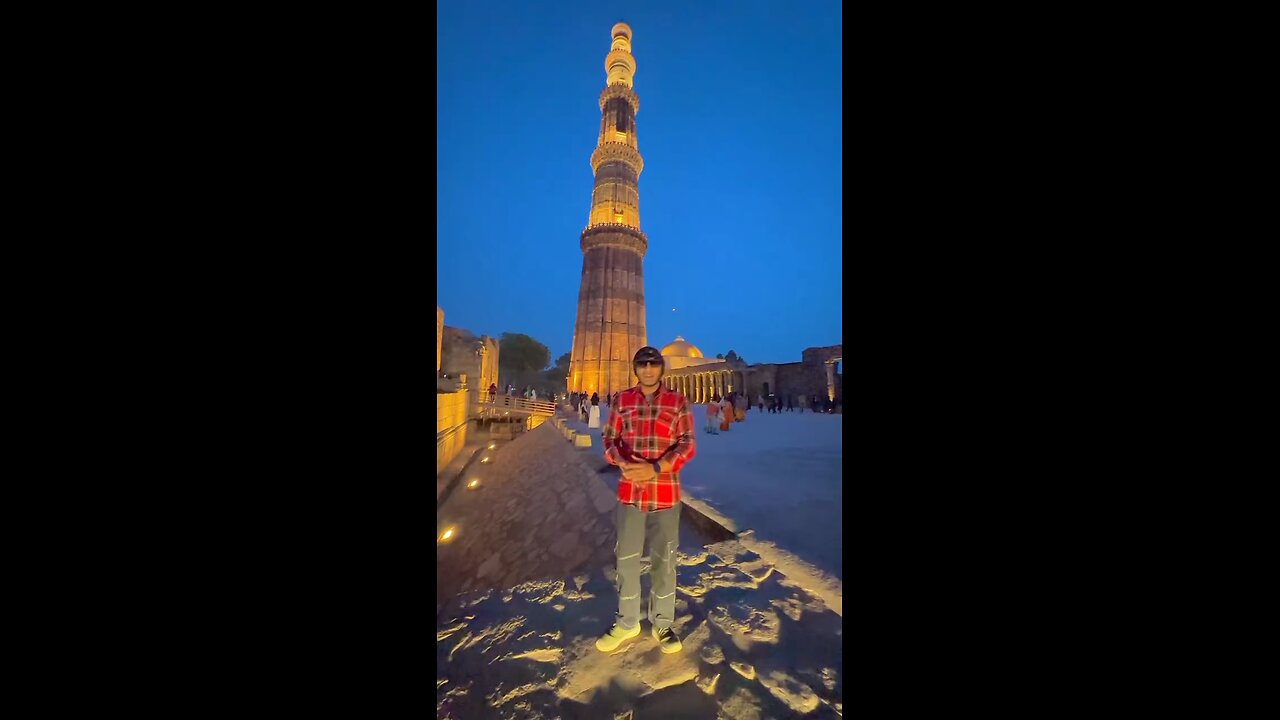 qutub minar funny video