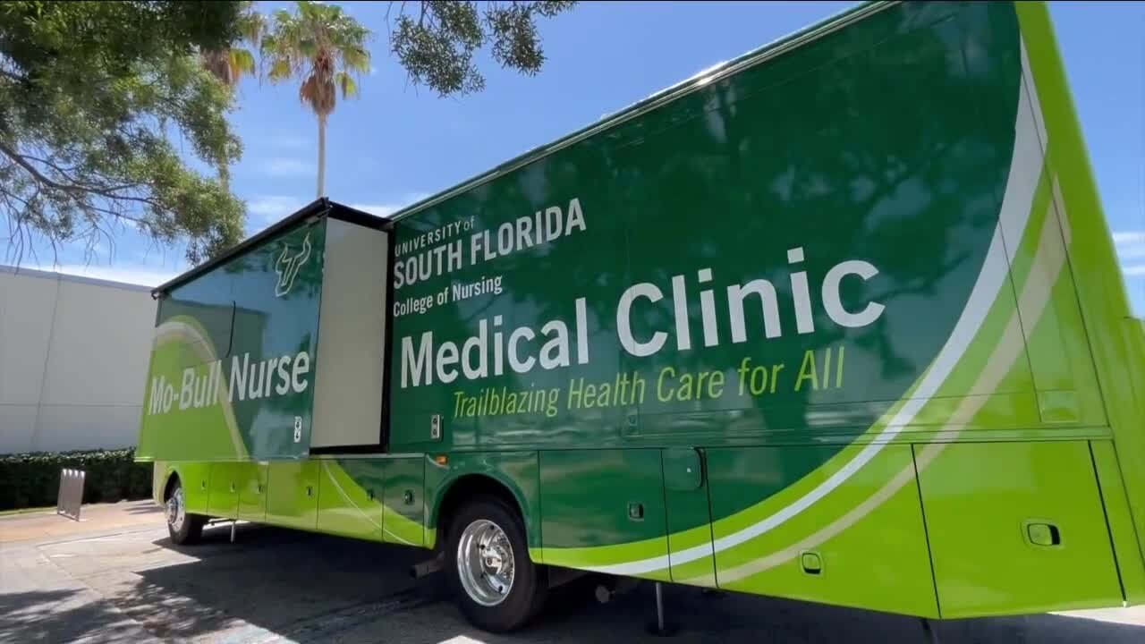 USF is launching its new 38-foot mobile health unit