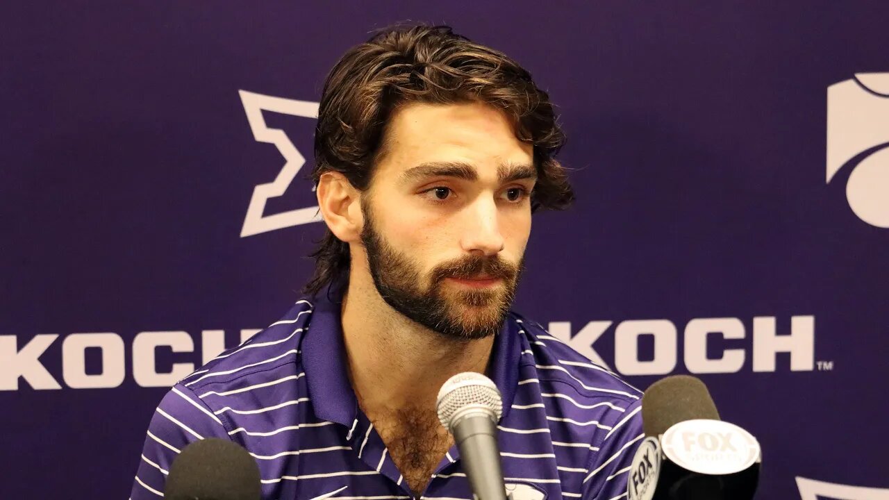 Kansas State Football | Kade Warner Postgame Interview | TCU 38, K-State 28