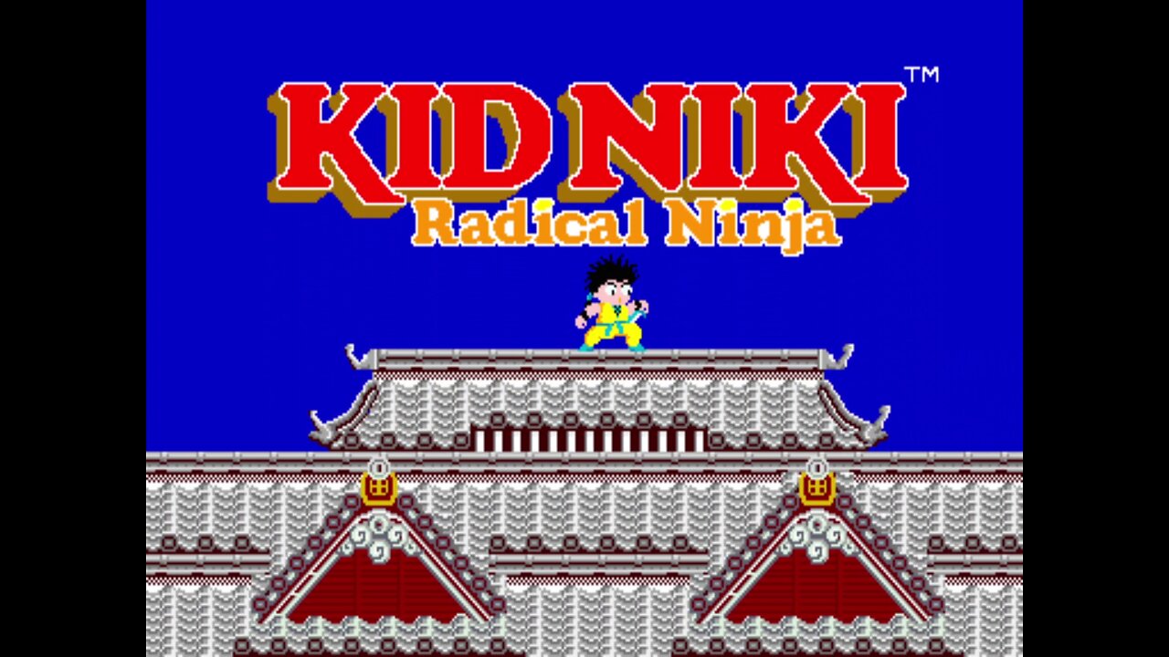 Kid Niki Radical Ninja Arcade Game, Irem 1986, playthrough