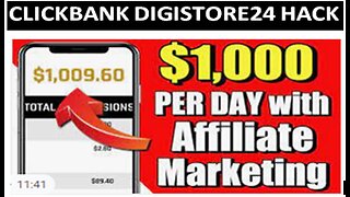 clickbank affiliate marketing | make money online $1000 per day method