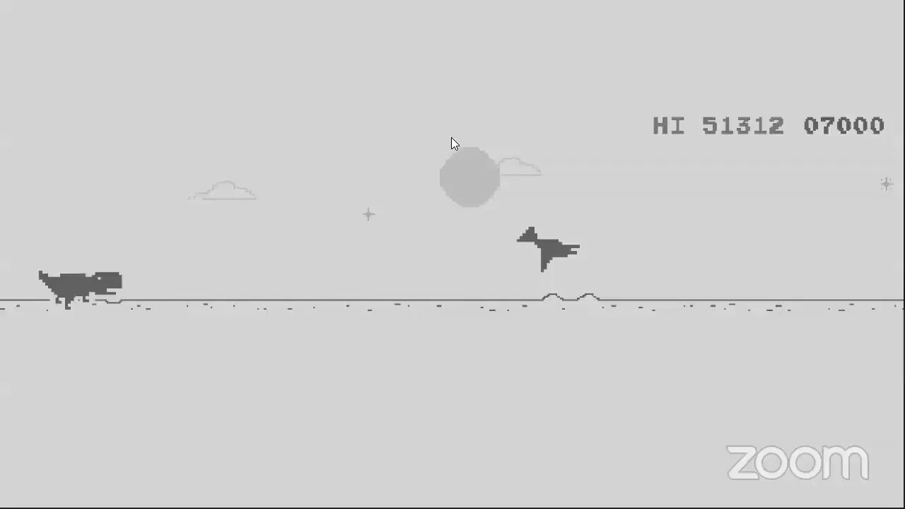 🦖😴Relax by watching the Chrome Dinosaur Game for World Record to fall asleep.
