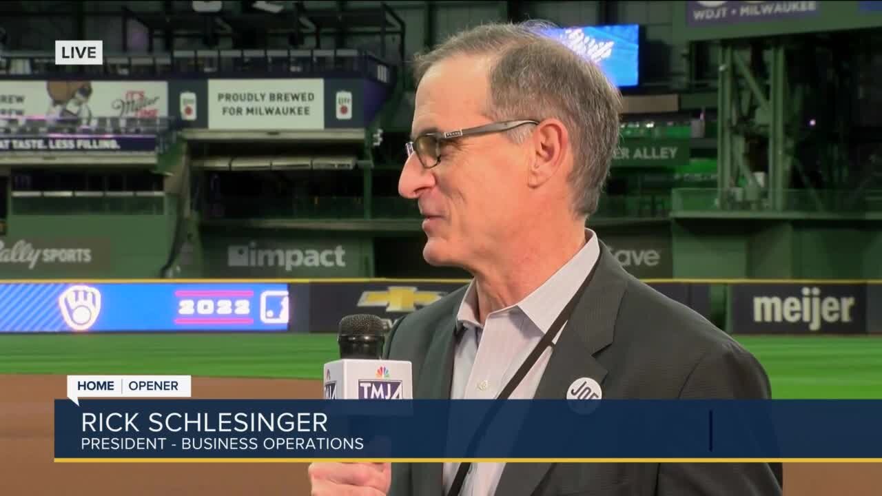 Brewers President of Operations discusses home opener
