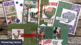 Flowering Cactus Card Ideas