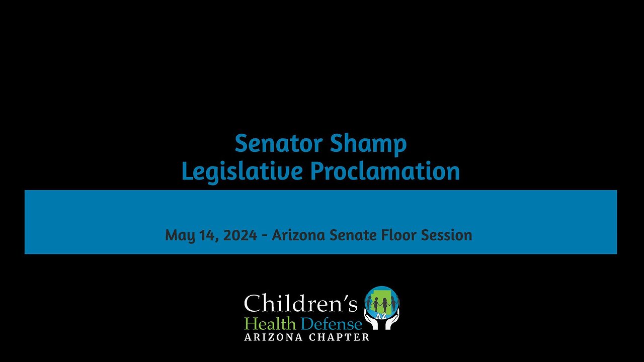 Senator Shamp Legislative Proclamation May 14, 2024