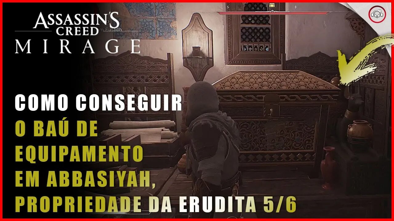 AC Mirage, Como conseguir o baú de equipamento em Abbasiyah, Propriedade da Erudita #5/6