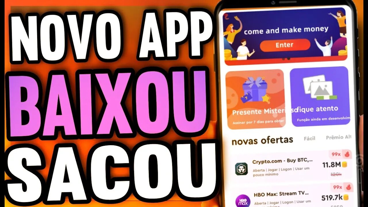 [SAQUE HOJE✅] Novo APP que GANHA DINHERIO de VERDADE no PIX