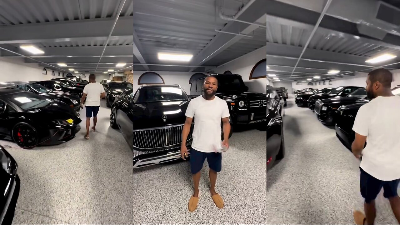 "Floyd Mayweather's Extravagant Car Collection Revealed: May Theft Auto!"