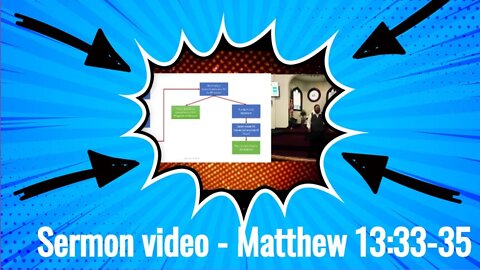 Sermon video Matthew 13 33 35