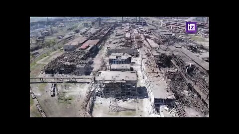 Mariupol, Azovstal Steel Plant After Russian Forces Artillery & Aviation Strikes