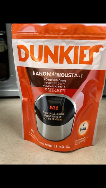 AI art: Dunkie Donuts coffee