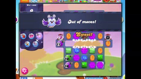 Candy Crush Level 1342 Talkthrough, 12 Moves 0 Boosters