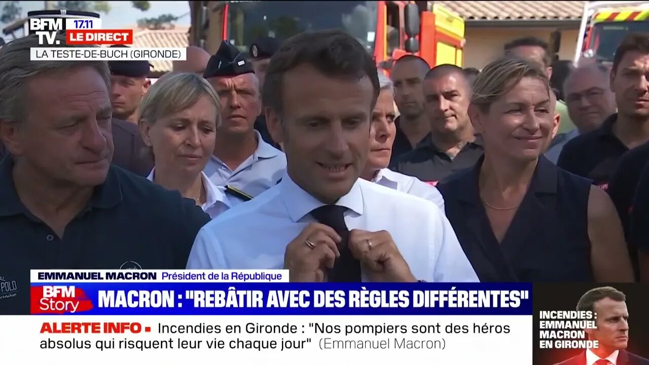 en direct emmanuel macron annonce le lancement d un chantier pour replanter les forêts détruites par