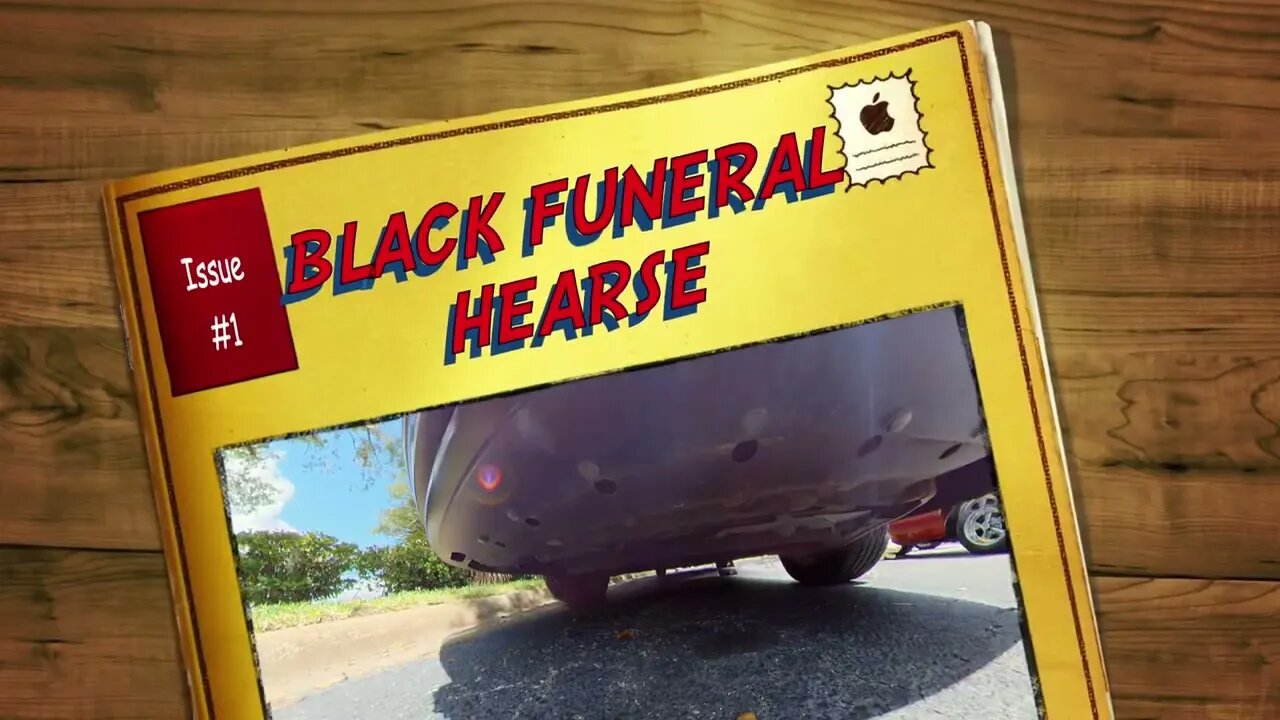 Black Funeral Hearse - #halloween #ghosts #horrofan