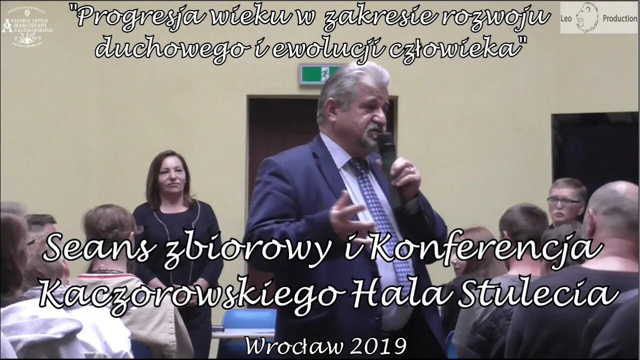 HIPNOZA ZBIOROWA UZDRAWIAJĄCA -PROGRESJA I EWOLUCJA W ZAKRESIE ROZWOJU DUCHOWEGO 2019© TV LEO-STUDIO