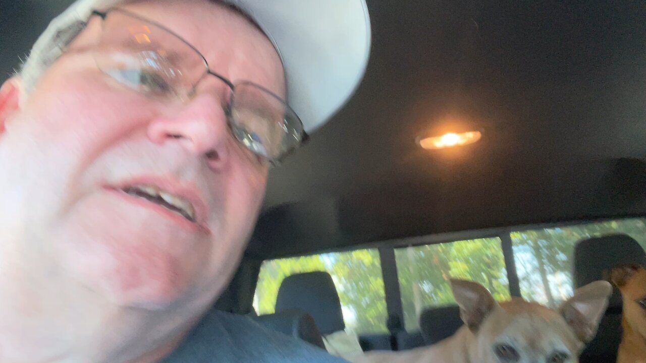 My boys and I getting ready to take a ride.