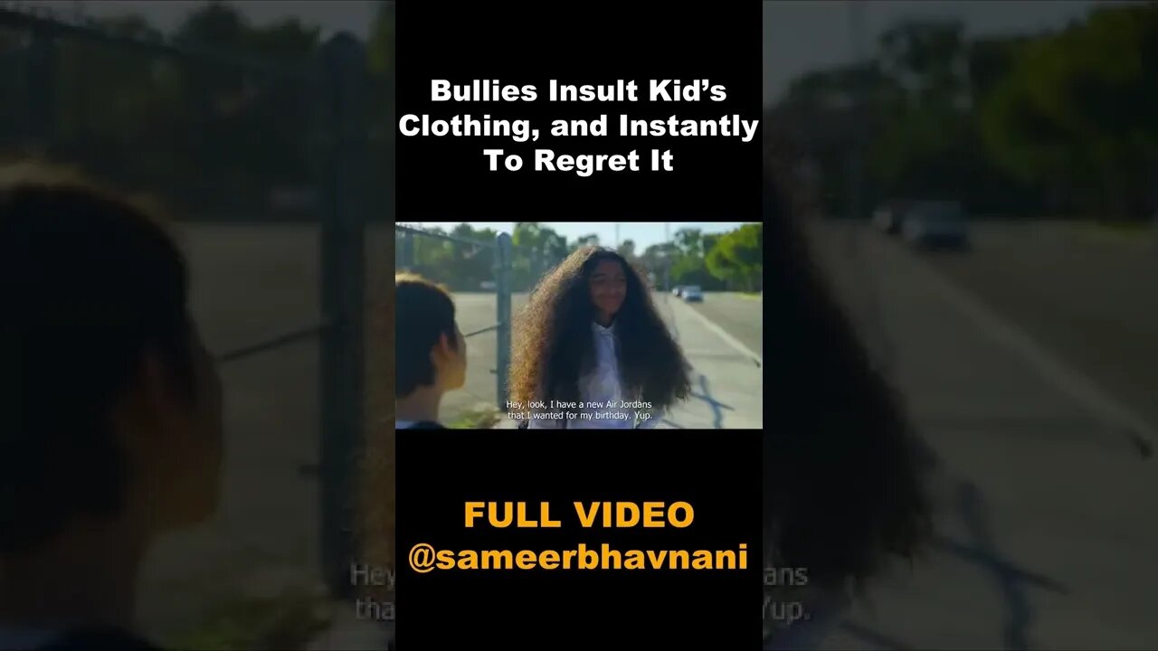 Bully RUIN Kid's Clothing at School! #shorts #sameerbhavnani