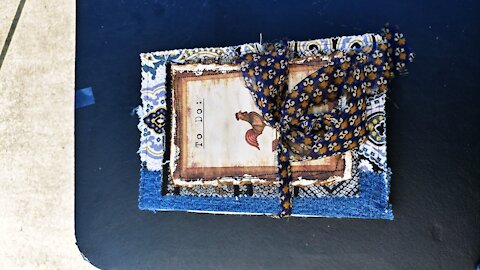 Country theme junk journal flip through