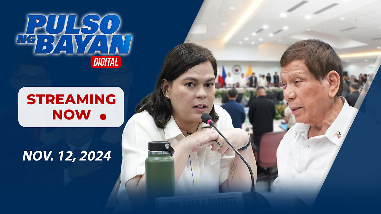 LIVE | Pulso ng Bayan kasama sina Admar Vilando at Jade Calabroso | November 12, 2024