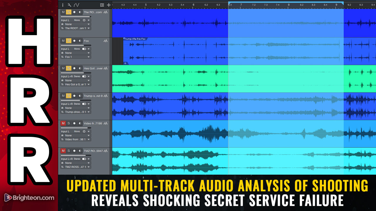 UPDATED multi-track audio analysis of shooting...