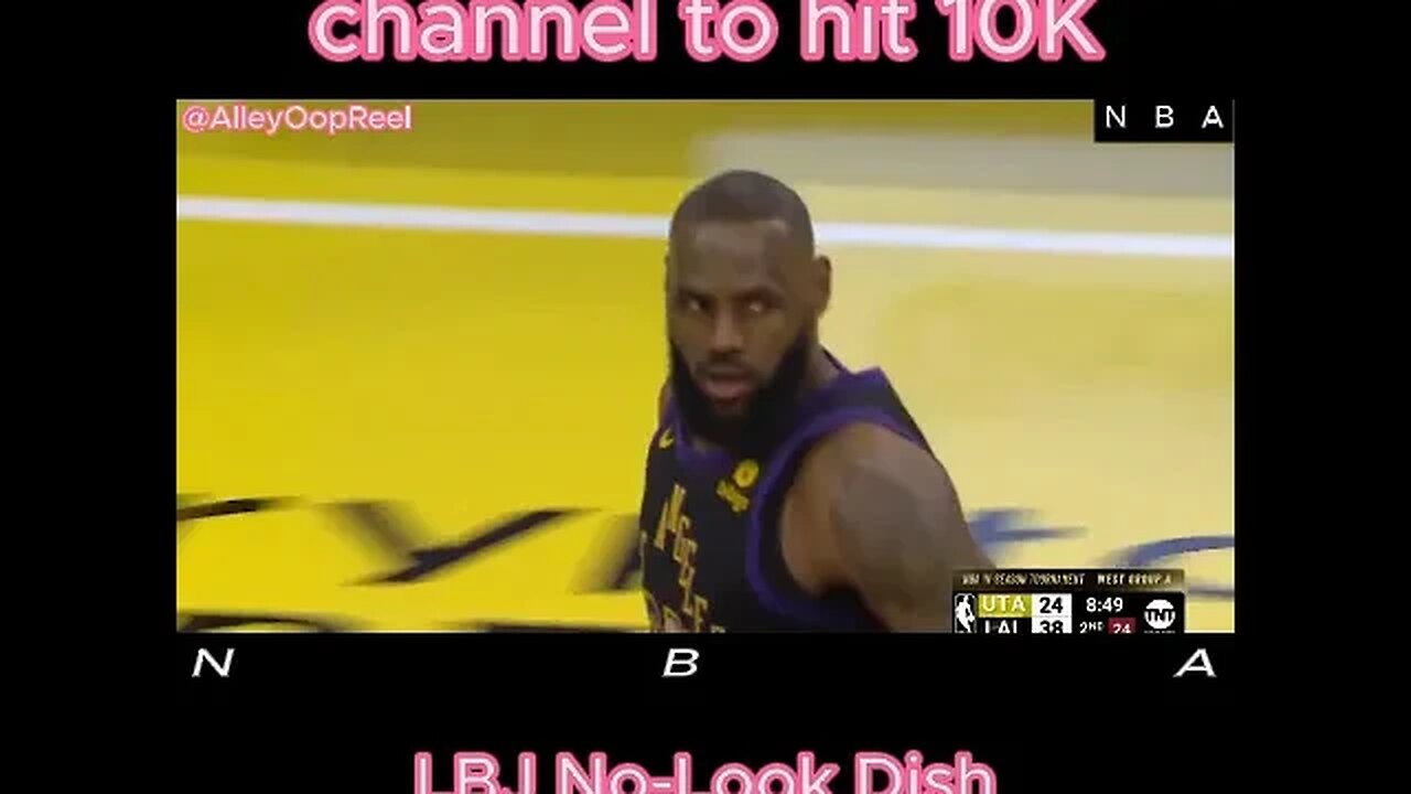 Le Bron James No-Look Dish#shorts #nbahighlights