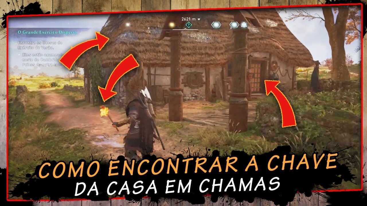 Assassin's creed valhalla, Como encontrar a chave da casa em chamas | super dica