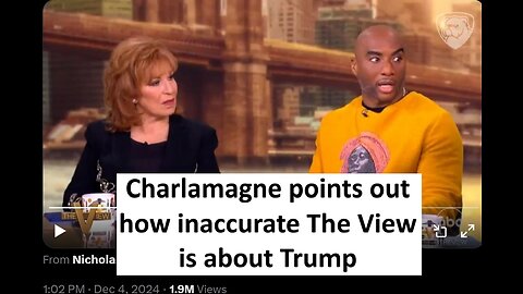 The View called out by Charlamagne for their lies about Trump