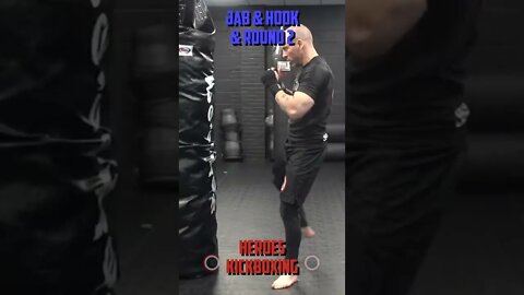 Heroes Training Center | Kickboxing & MMA "How To Double Up" Jab & Hook & Round 2 | #Shorts