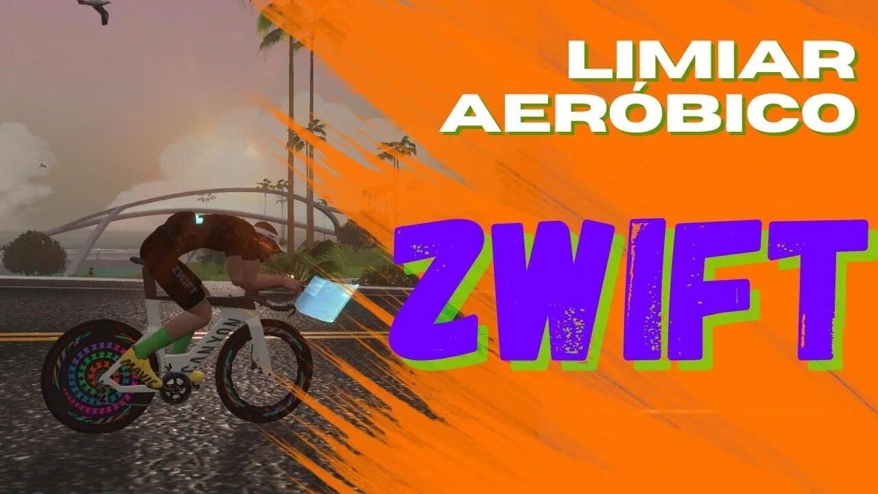 🆓TREINO NO ZWIFT LIMIAR AERÓBICO ✔️SEM ROLO E POTENCIOMETRO