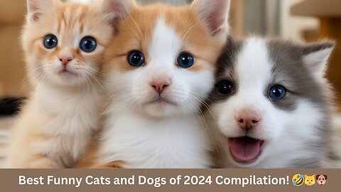 "🐾😂 Laugh Out Loud: Best Funny Cats and Dogs of 2024 Compilation! 🤣🐱🐶"