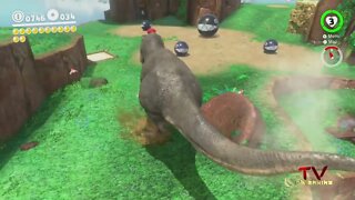 nintendo switch platformer super mario odyssey gameplay - getting started and coop - pt 8