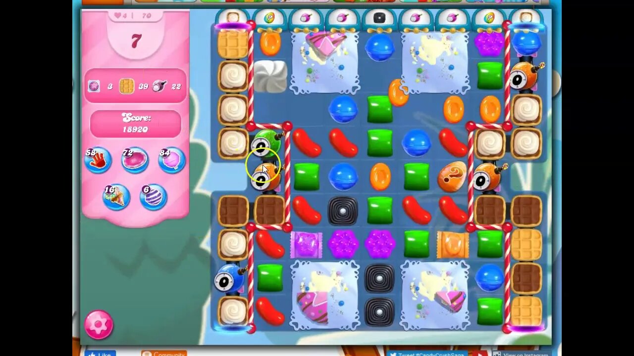 Saltnado: Level 70 Audio Talkthrough for Candy Crush Saga