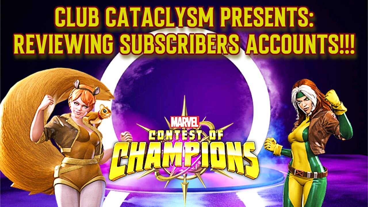 Reviewing Subscribers Accounts Live!!! #mcoc #contestofchampions