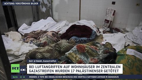 Erneute israelische Luftangriffe auf Wohnhäuser und Flüchtlingslager in Gaza