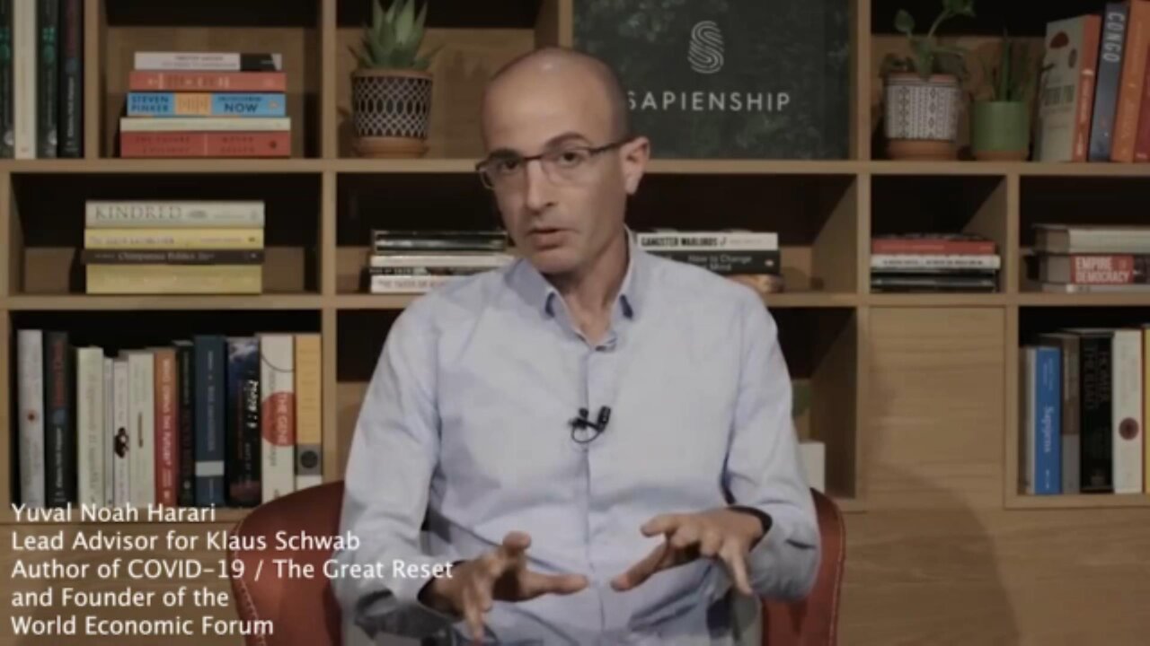 Yuval Noah Harari Top Advisor for Klaus Schwab Explains We Need a Anti-Virus for the Brain