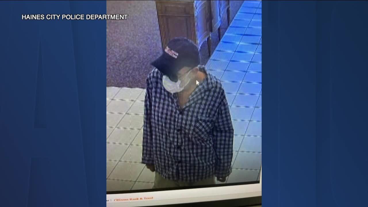 Haines City PD needs help identifying man who robbed bank on US 27