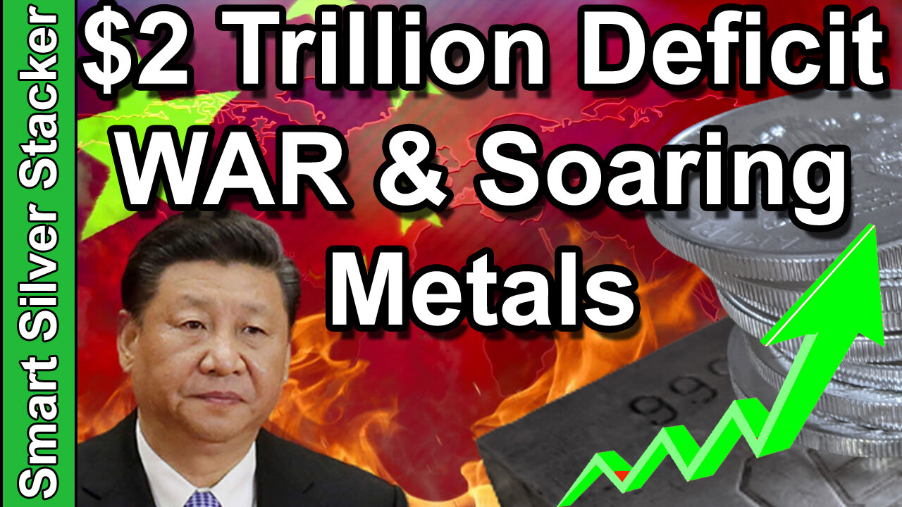 Gold & Silver Soar In Real Terms As Deficit EXPLODES & China War Looms