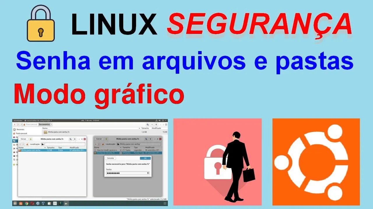 Como proteger com senha arquivos e pastas do Linux em modo gráfico | Fetha Tutoriais