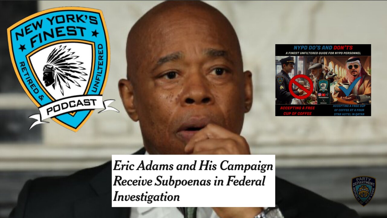 NYC Mayor Eric Adams Served With Federal Grand Jury Subpoena For Corruption Probe