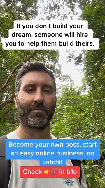 If you don’t build your dream…