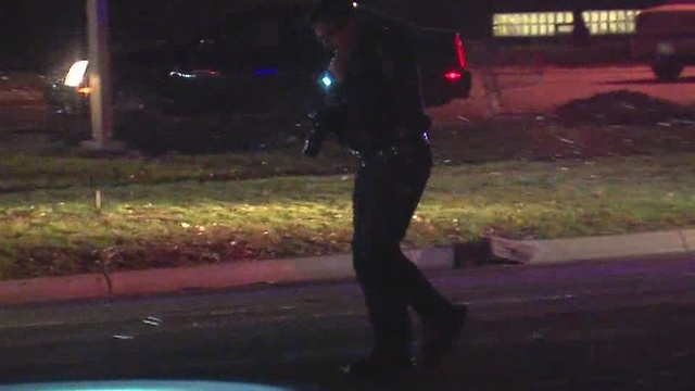 Man hit by two cars while crossing the street