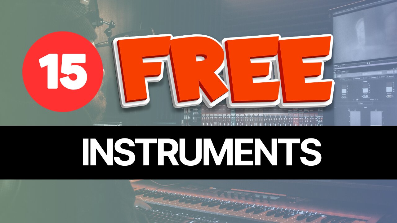 15 FREE VST INSTRUMENTS & Sunset Sound Vocals SINE PLAYER New Sample Liberties