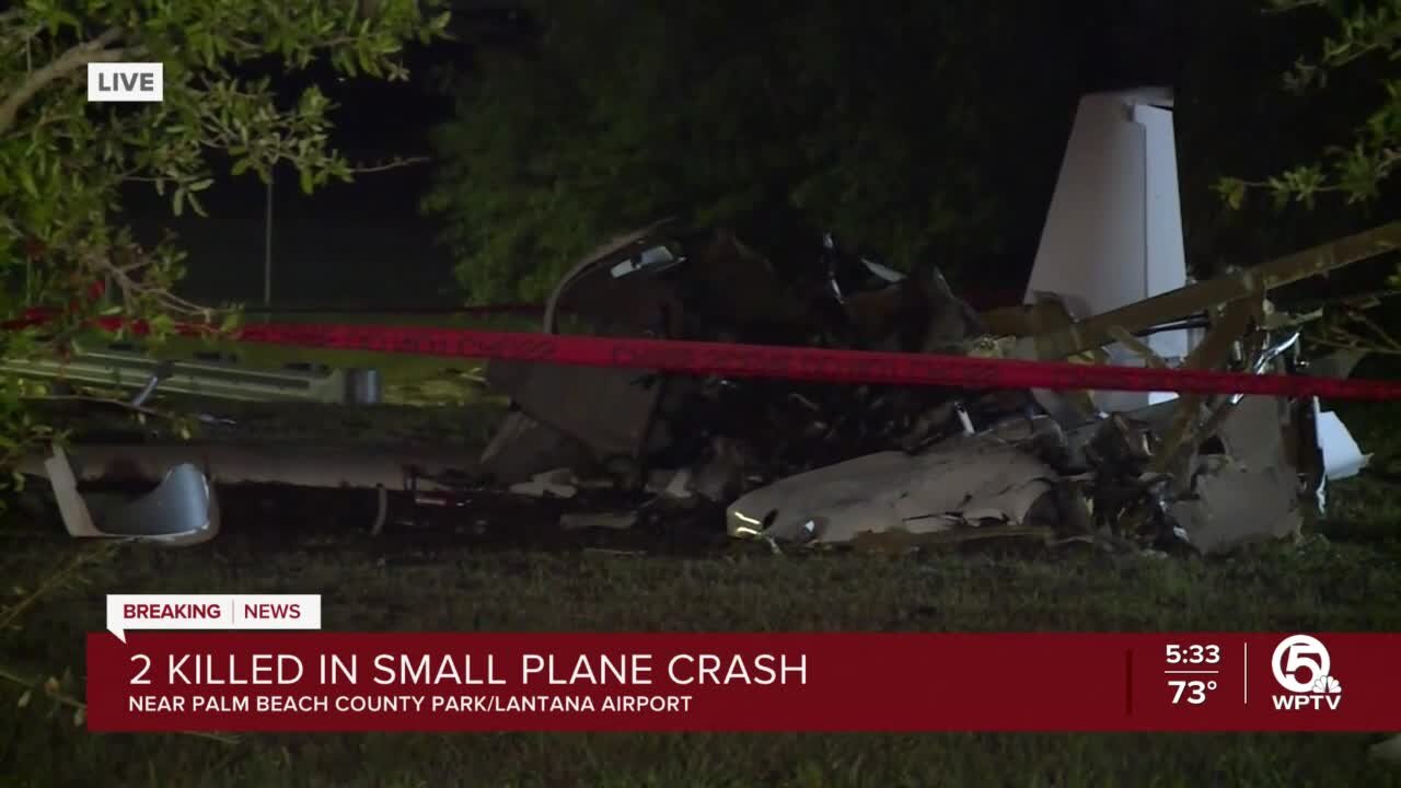 2 people killed in small plane crash at Lantana airport