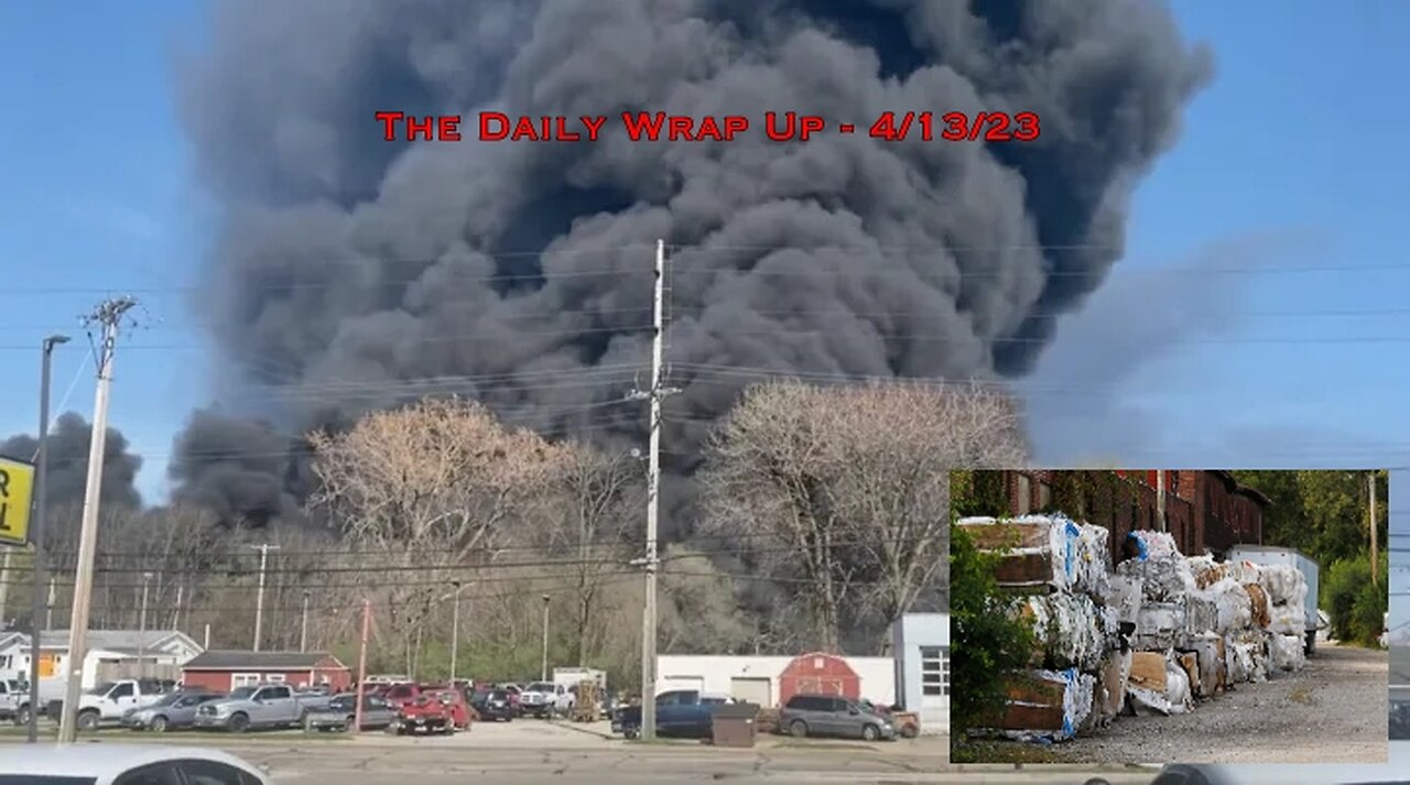 Fire "Could Burn For Days" At Richmond Plastic Waste Plant - This Could Be Worse Than Ohio #Dioxins