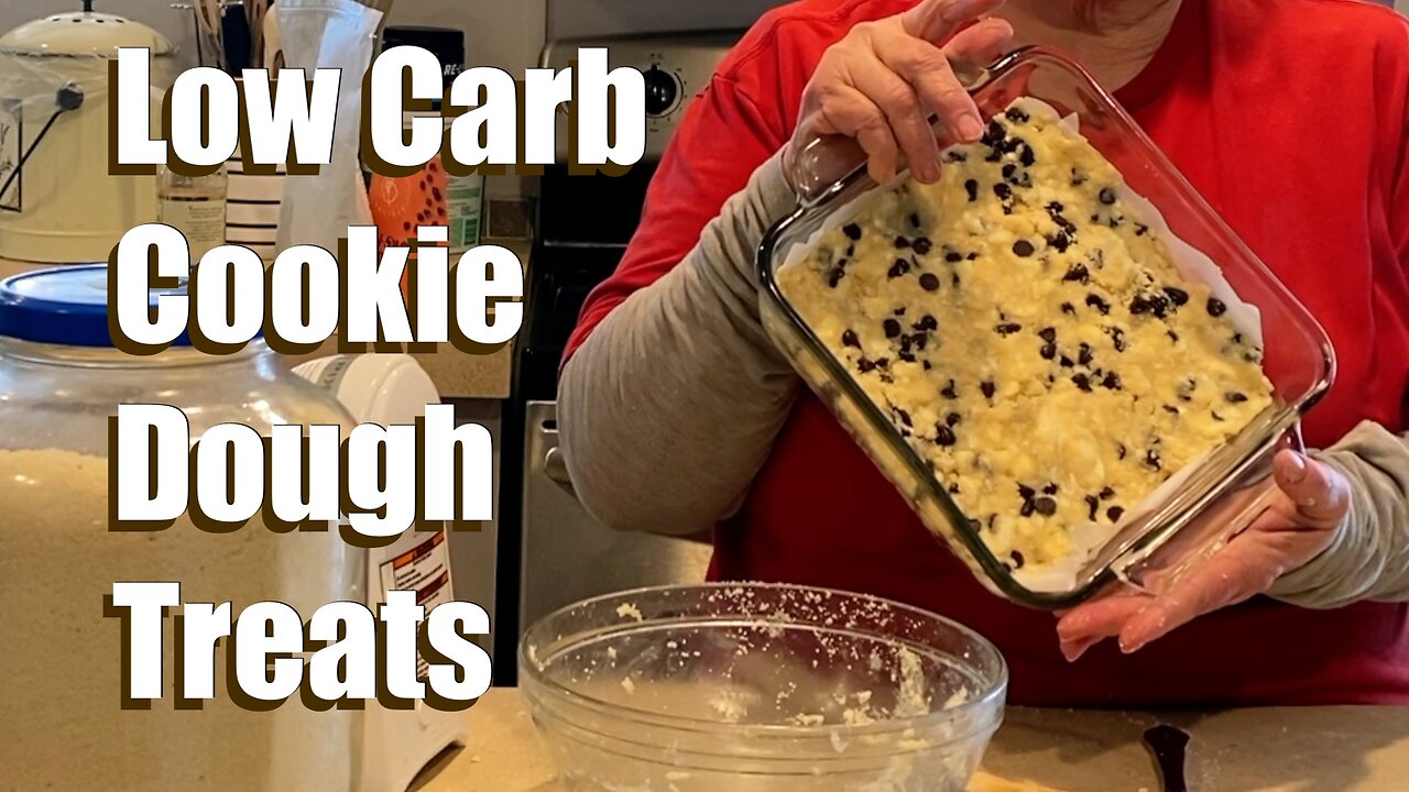 Recipe for Low Carb Chocolate Chip Cookie Dough Desert