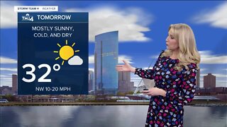 Sunshine returns Sunday, still cold