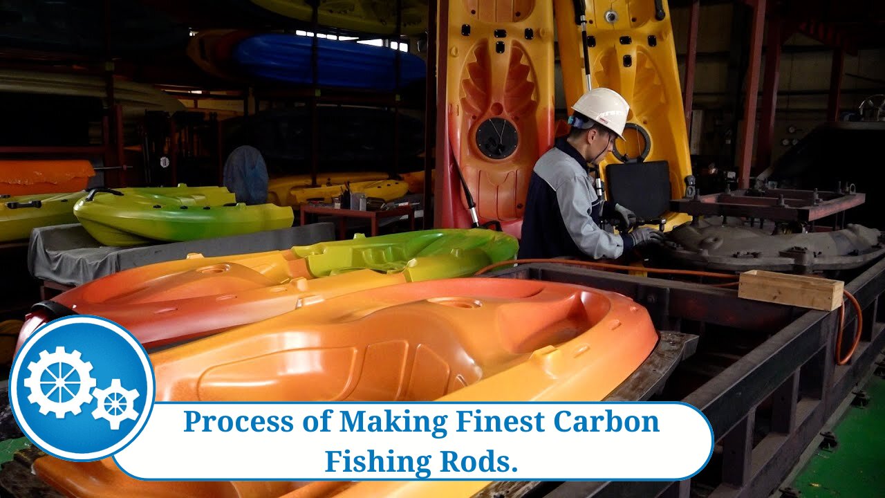 Process of Making Hard Shell Polyethylene Kayaks with a Mold.