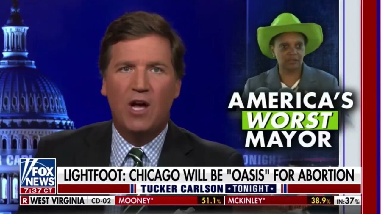 Tucker Carlson reacts to Chicago Mayor Lori Lightfoots’s “Call to Arms”